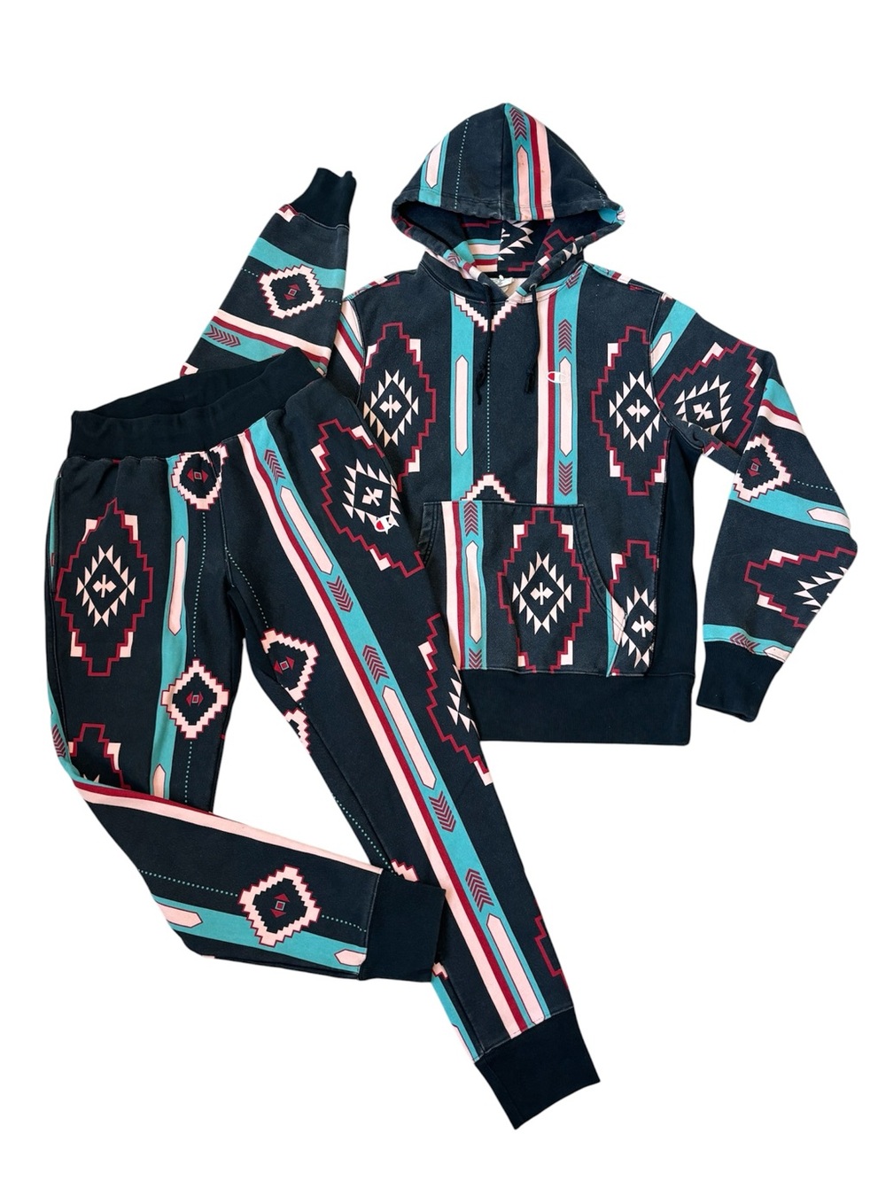 Champion Reverse Weave Aztec Print Southwestern Hoodie & Jogger Set